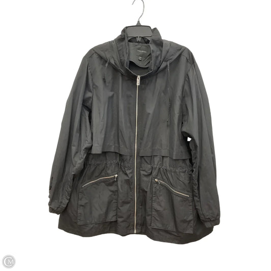 Coat Raincoat By Lane Bryant In Black, Size: 2x