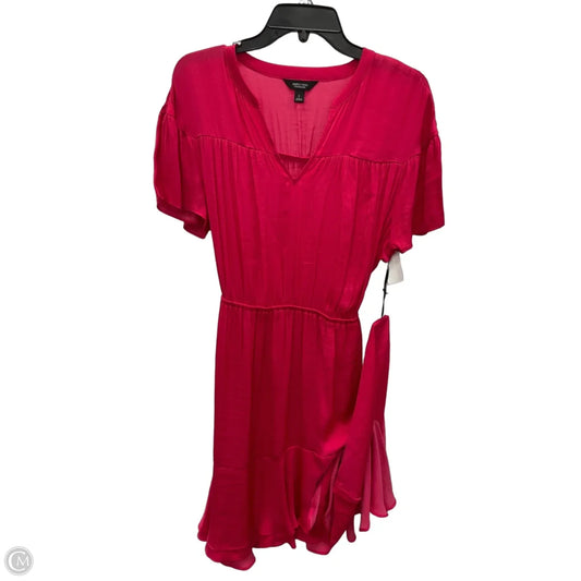 Dress Casual Midi By Simply Vera In Pink, Size: L