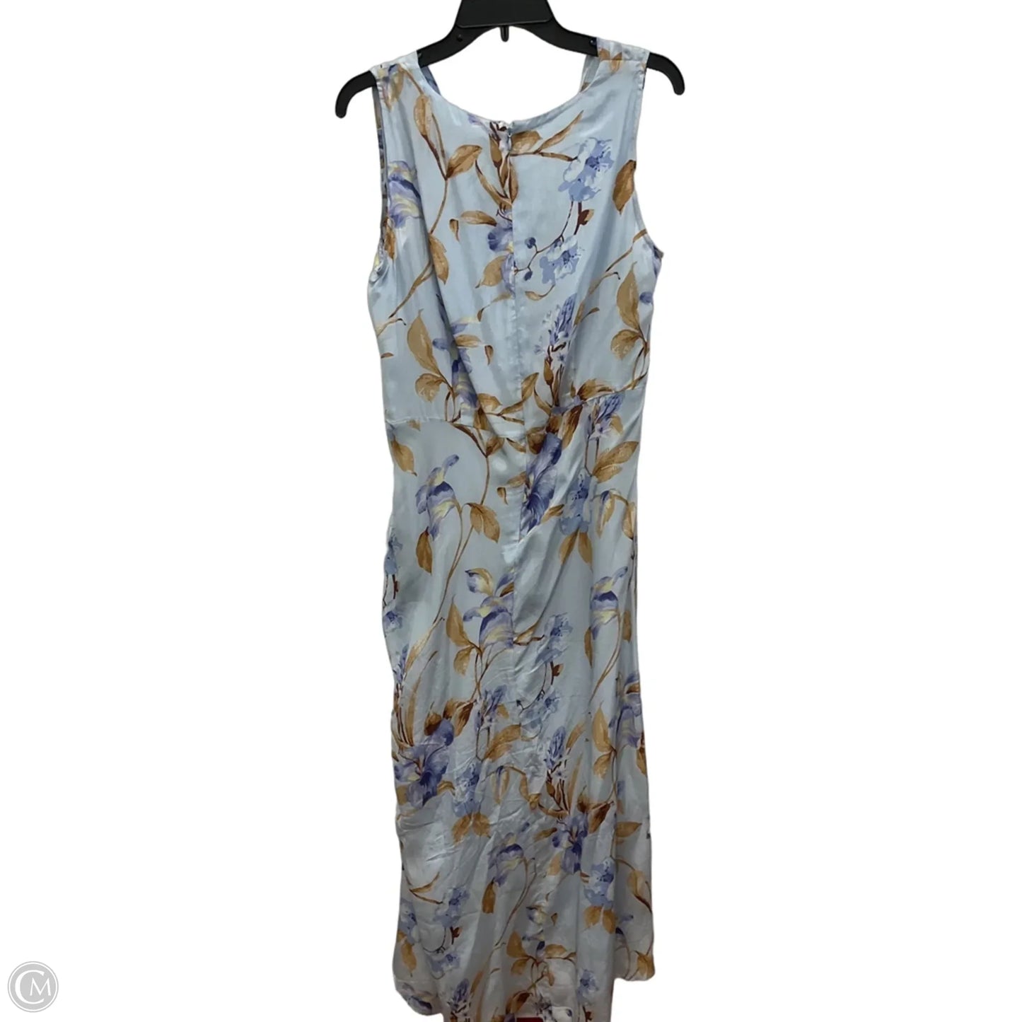Dress Casual Maxi By White House Black Market In Blue & Brown, Size: L