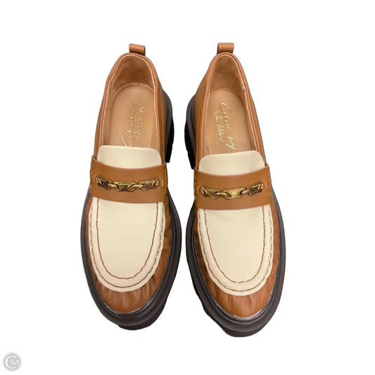 Shoes Heels Block By Circus By Sam Edelman In Brown & White, Size: 7.5