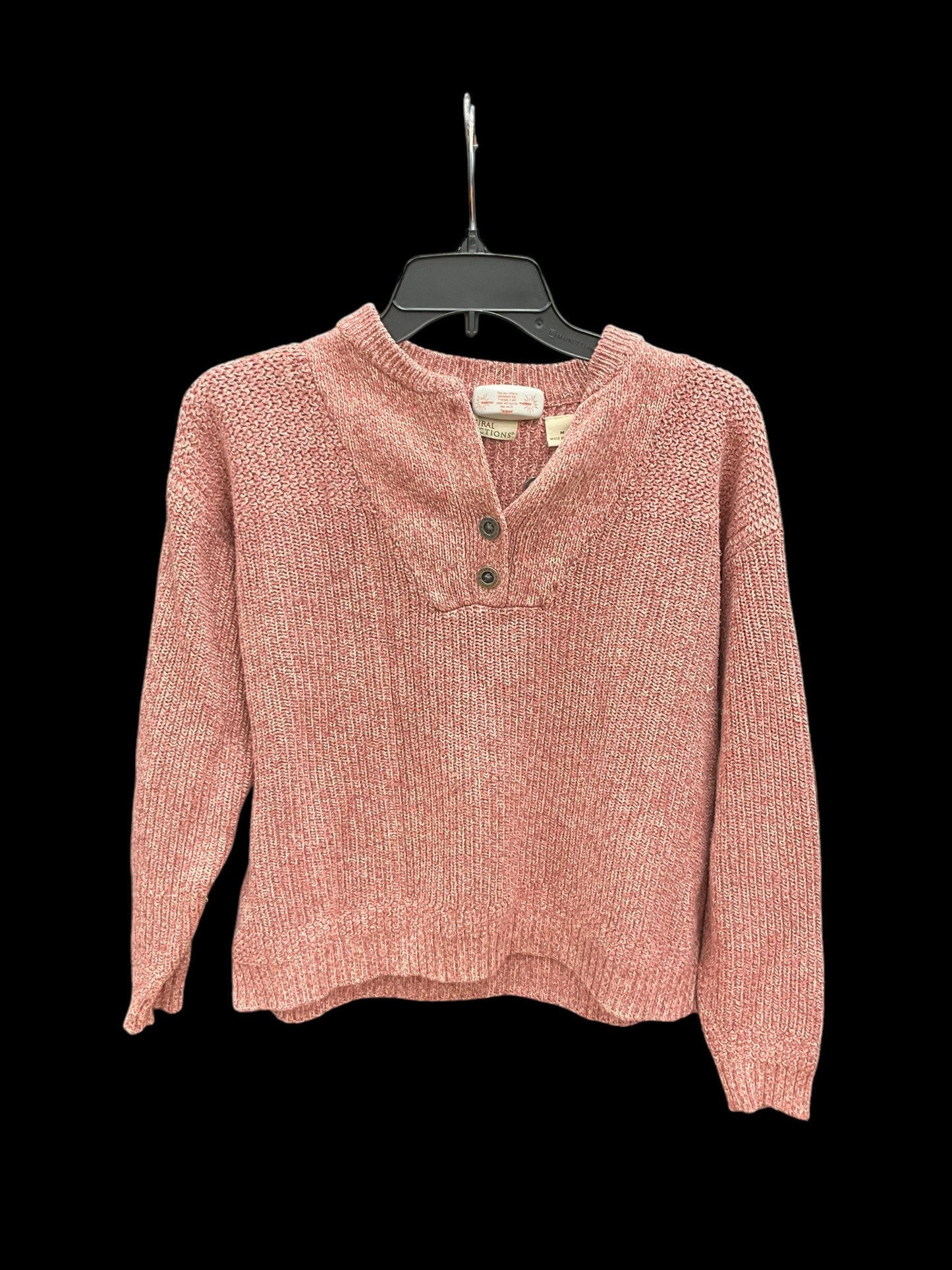 Sweater By Natural Reflections In Pink, Size: M