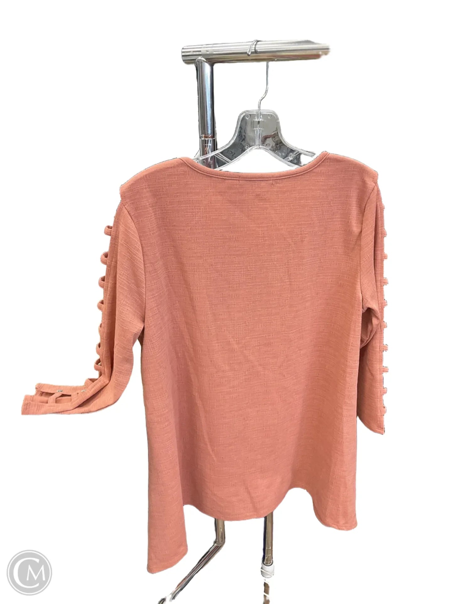 Top Long Sleeve By 89th And Madison In Orange, Size: L