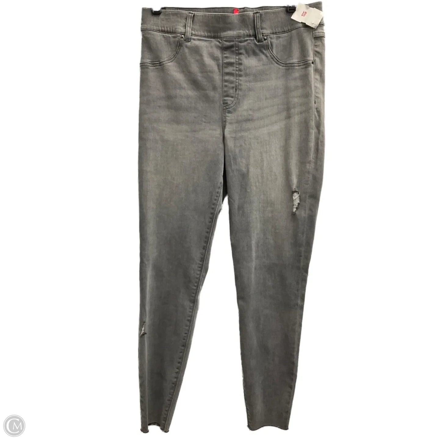 Jeans Skinny By Spanx In Grey, Size: L