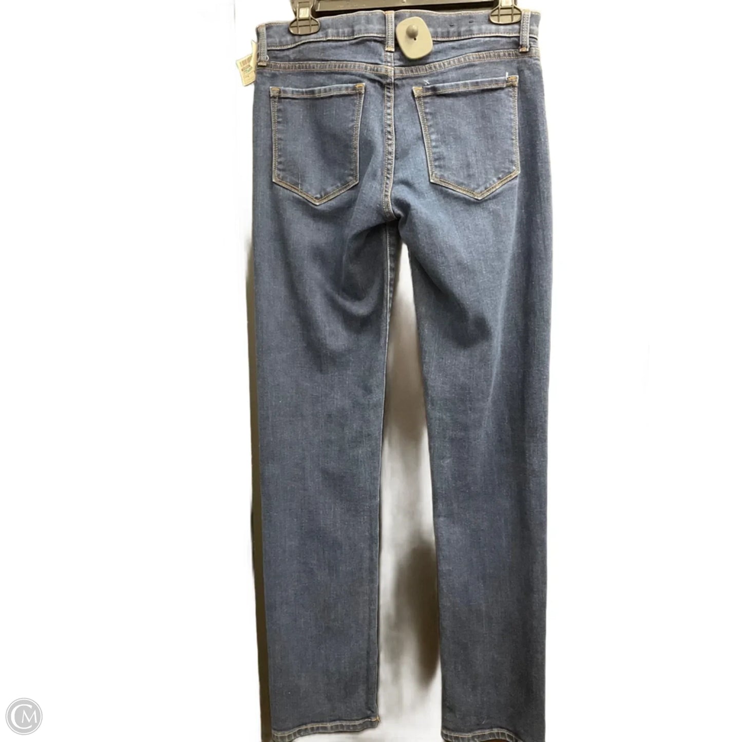 Jeans Skinny By Banana Republic In Blue Denim, Size: 4