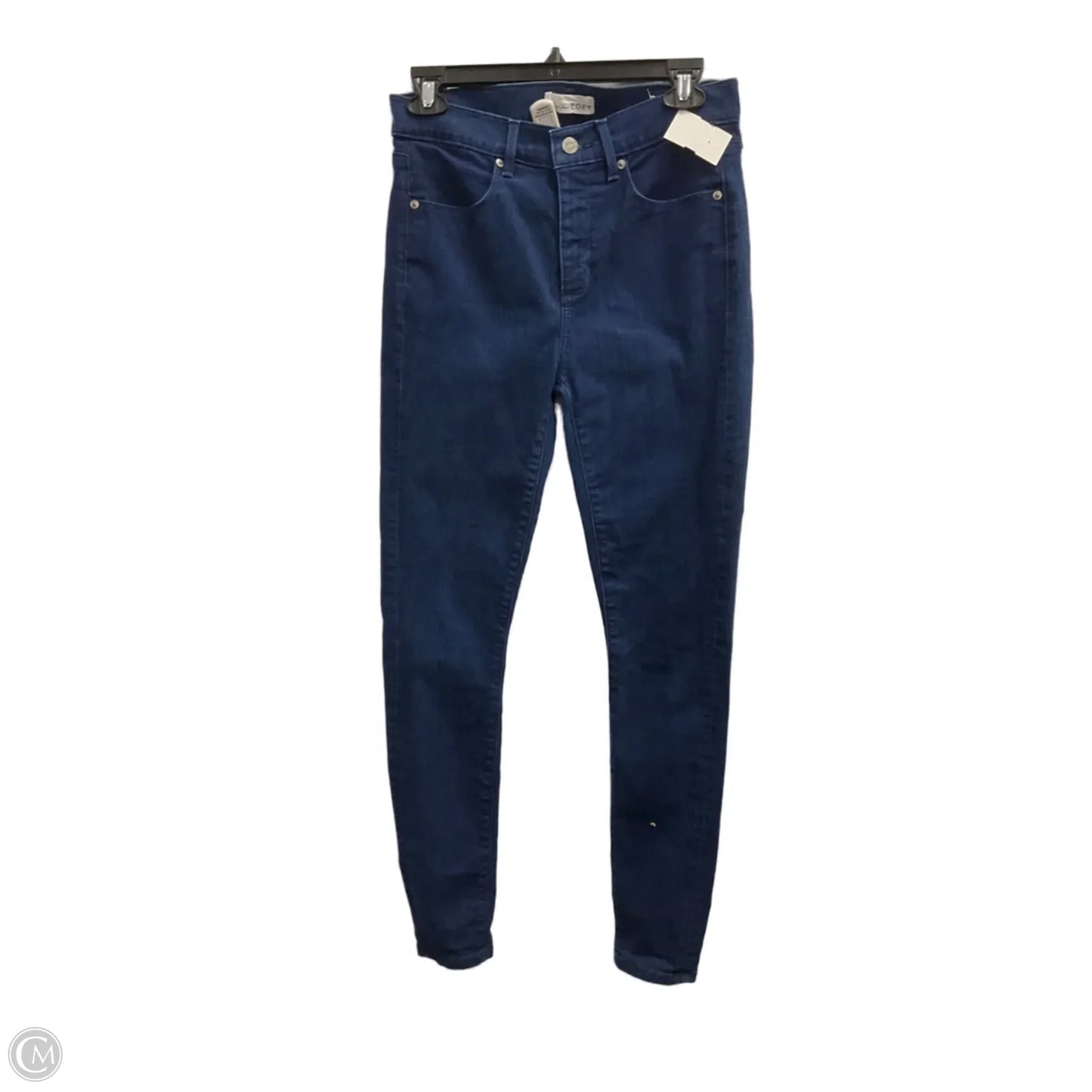 Jeans Skinny By Loft In Blue Denim, Size: 4