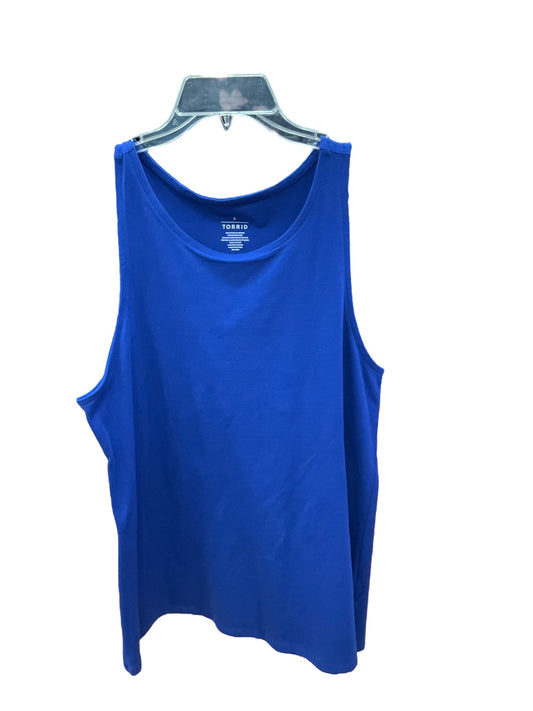 Tank Top By Torrid In Blue, Size: 3x