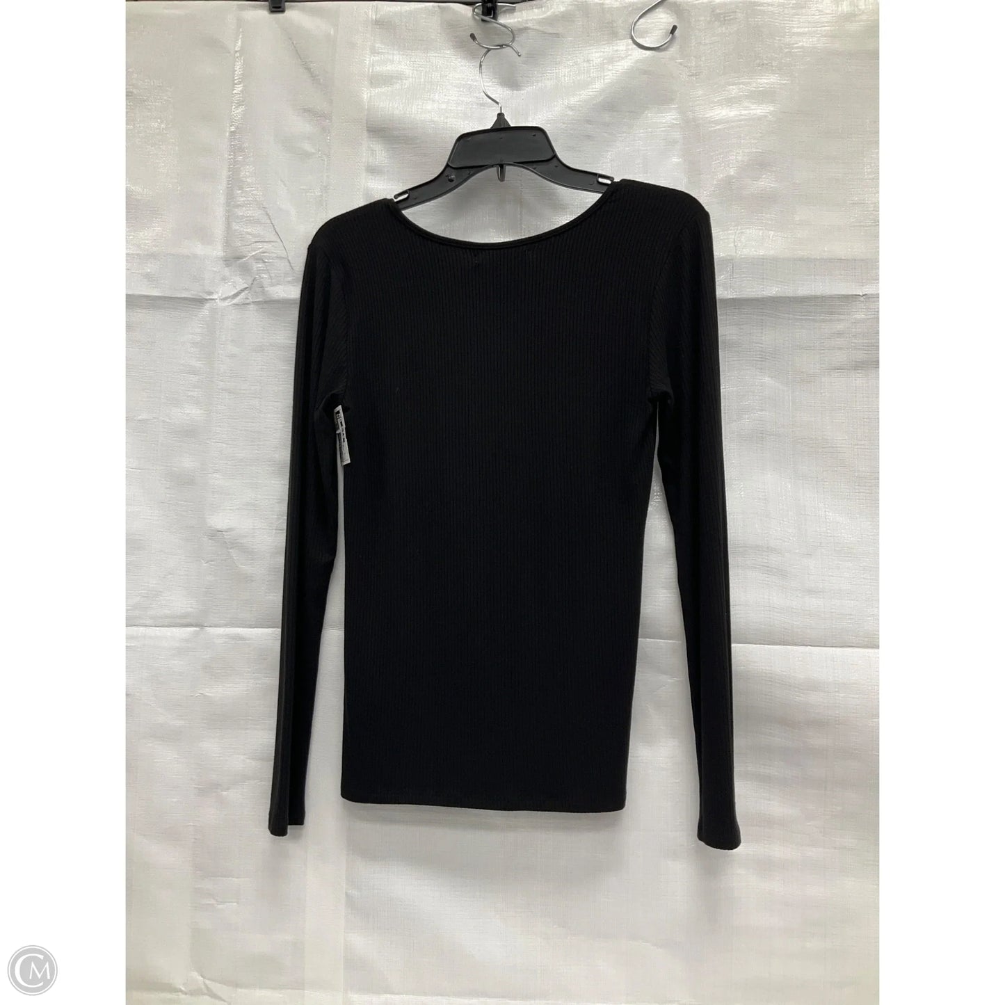 Top Long Sleeve By Red In Black, Size: S