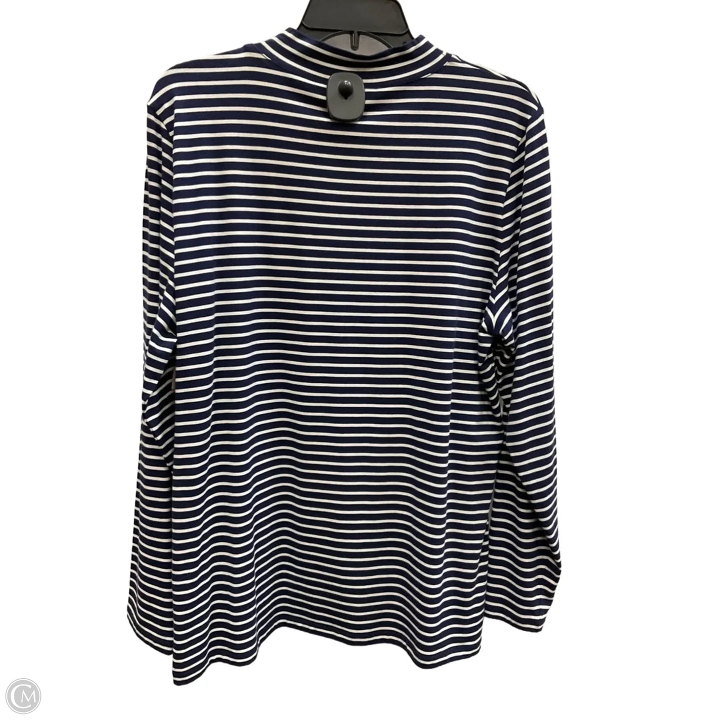 Top Long Sleeve By Tommy Hilfiger In Striped Pattern, Size: Xl