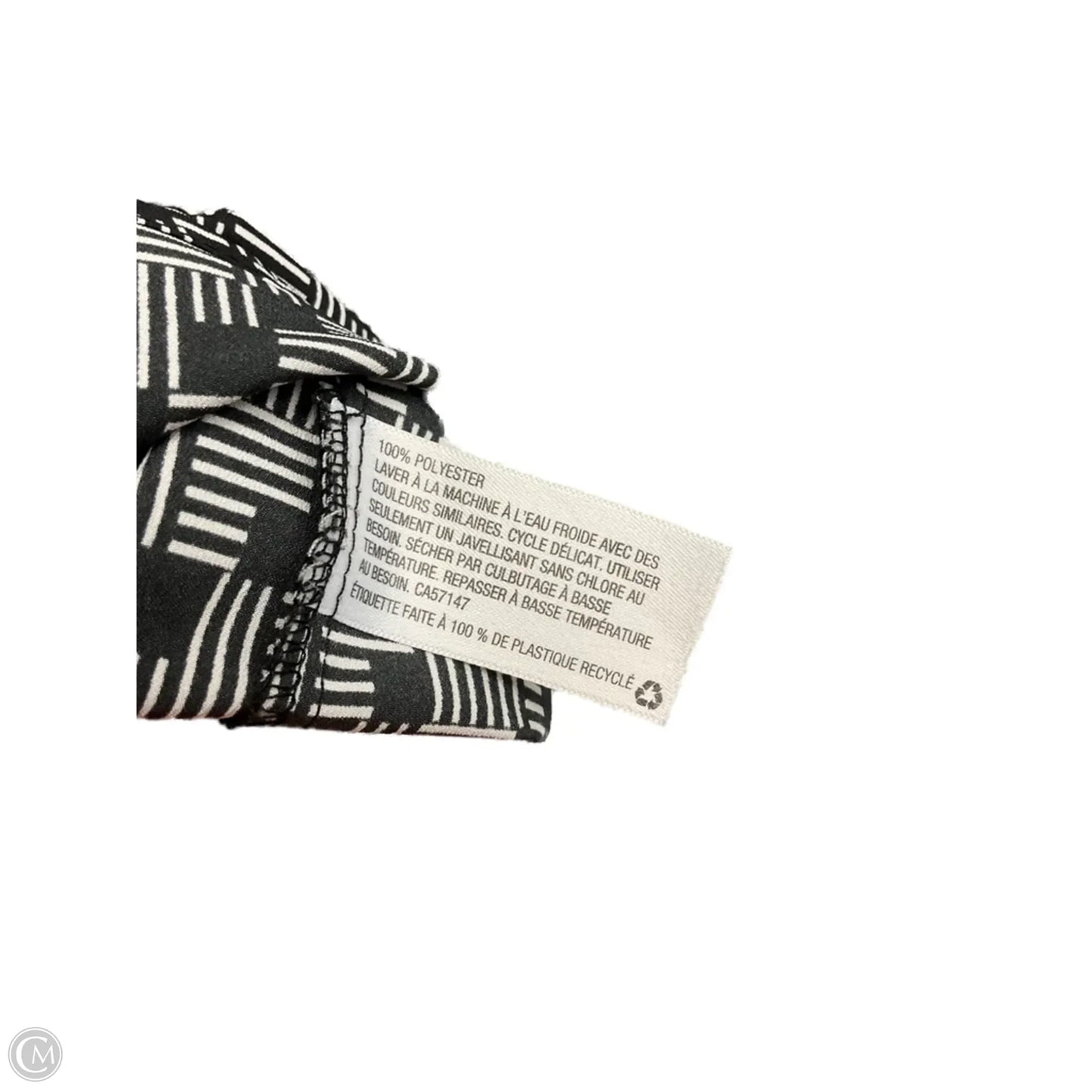 Top Sleeveless By Merona In Black & White, Size: Xxl