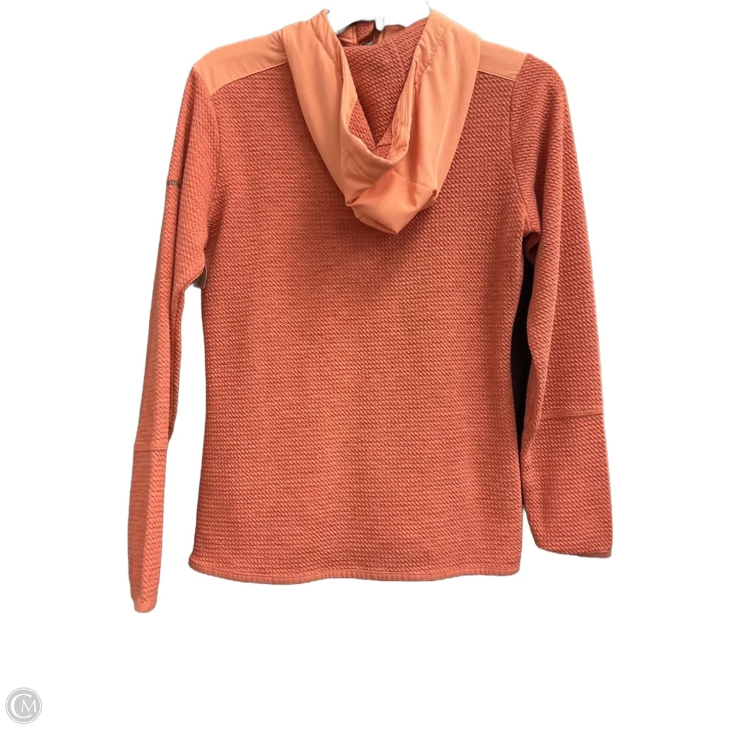 Athletic Top Long Sleeve Collar By Columbia In Orange, Size: Xs