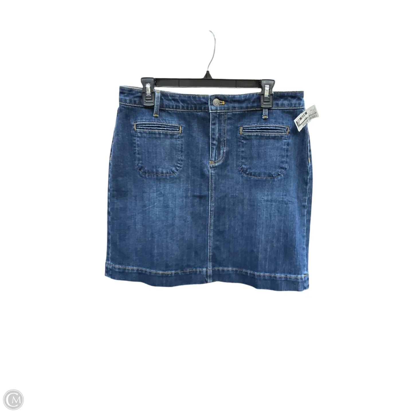 Skirt Mini & Short By Talbots In Blue Denim, Size: 10