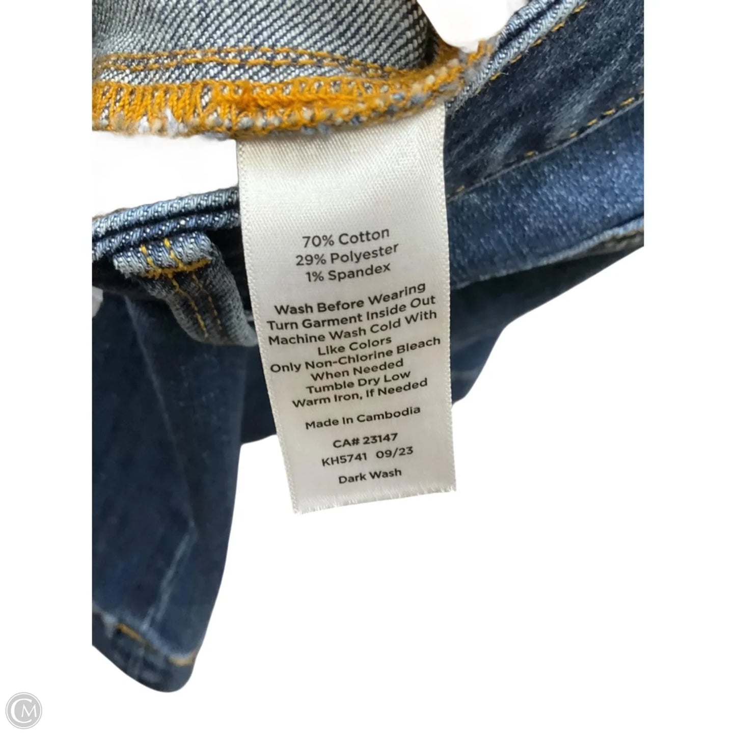 Skirt Mini & Short By Talbots In Blue Denim, Size: 10