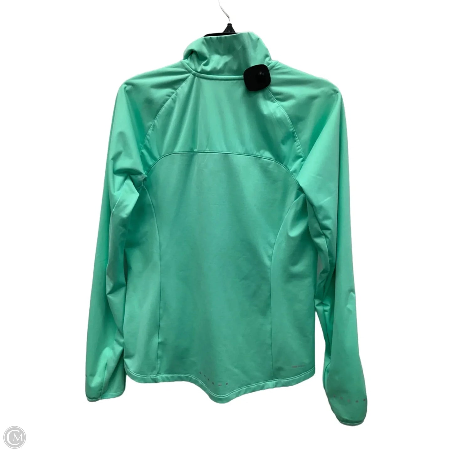 Athletic Jacket By Nike Apparel In Teal, Size: S