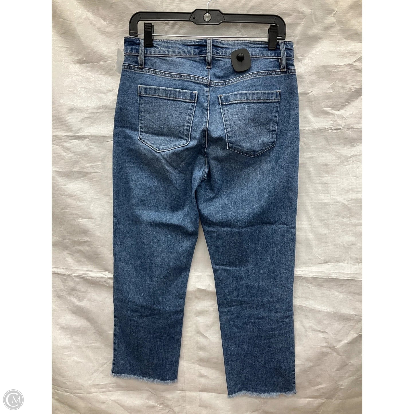 Jeans Straight By Loft In Blue Denim, Size: 4