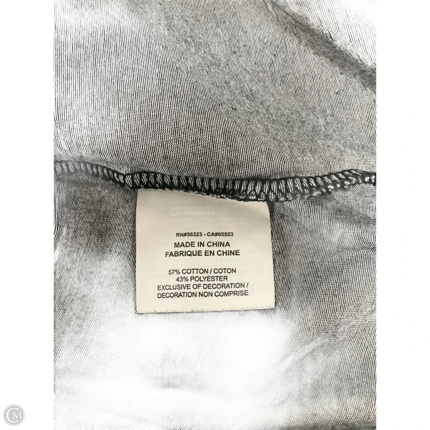 Athletic Top Short Sleeve By Nike Apparel In Grey, Size: L