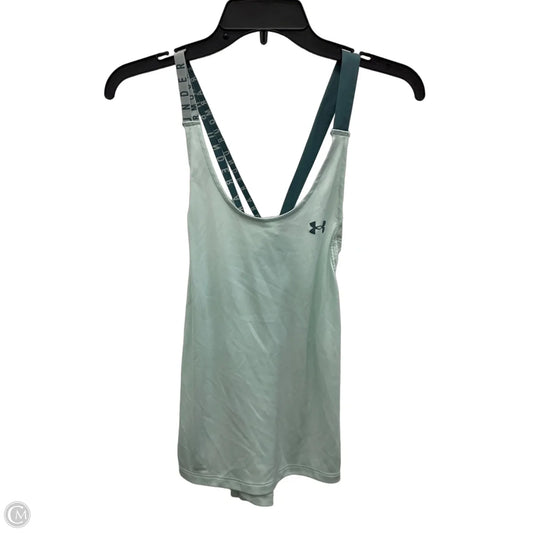 Athletic Tank Top By Under Armour In Teal, Size: Xs