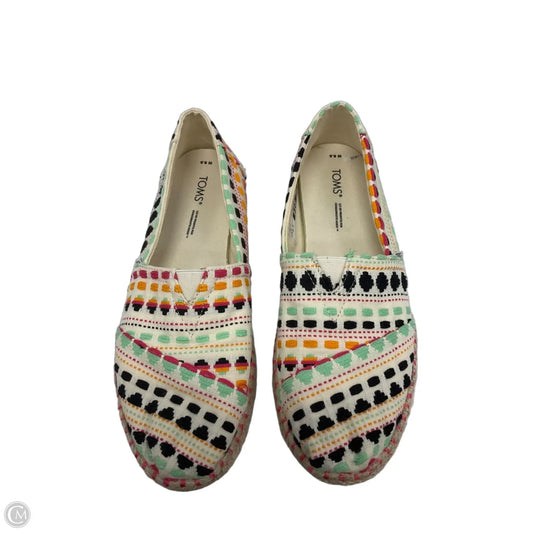 Shoes Flats By Toms In Multi-colored, Size: 8.5