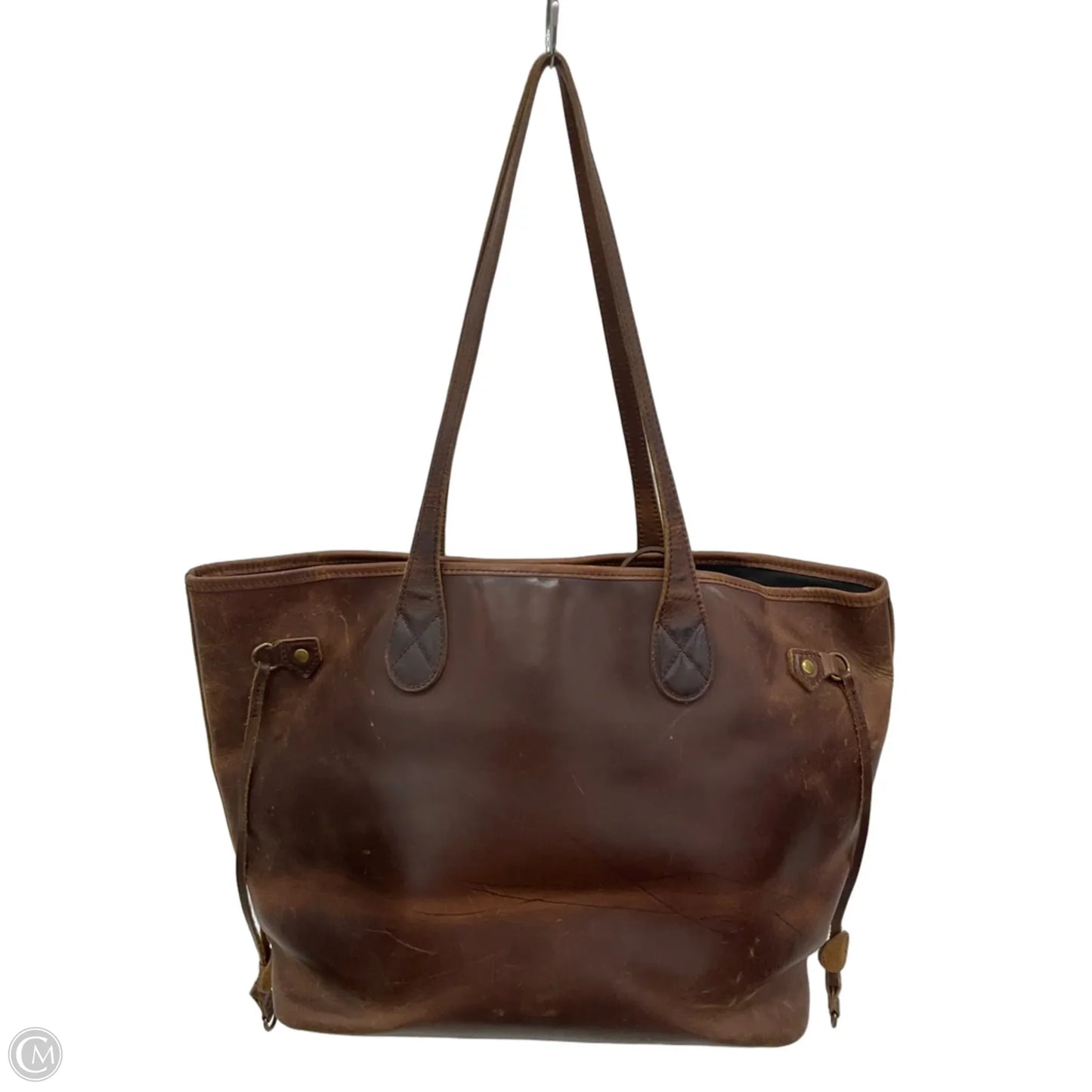 Tote Leather By Cma, Size: Large