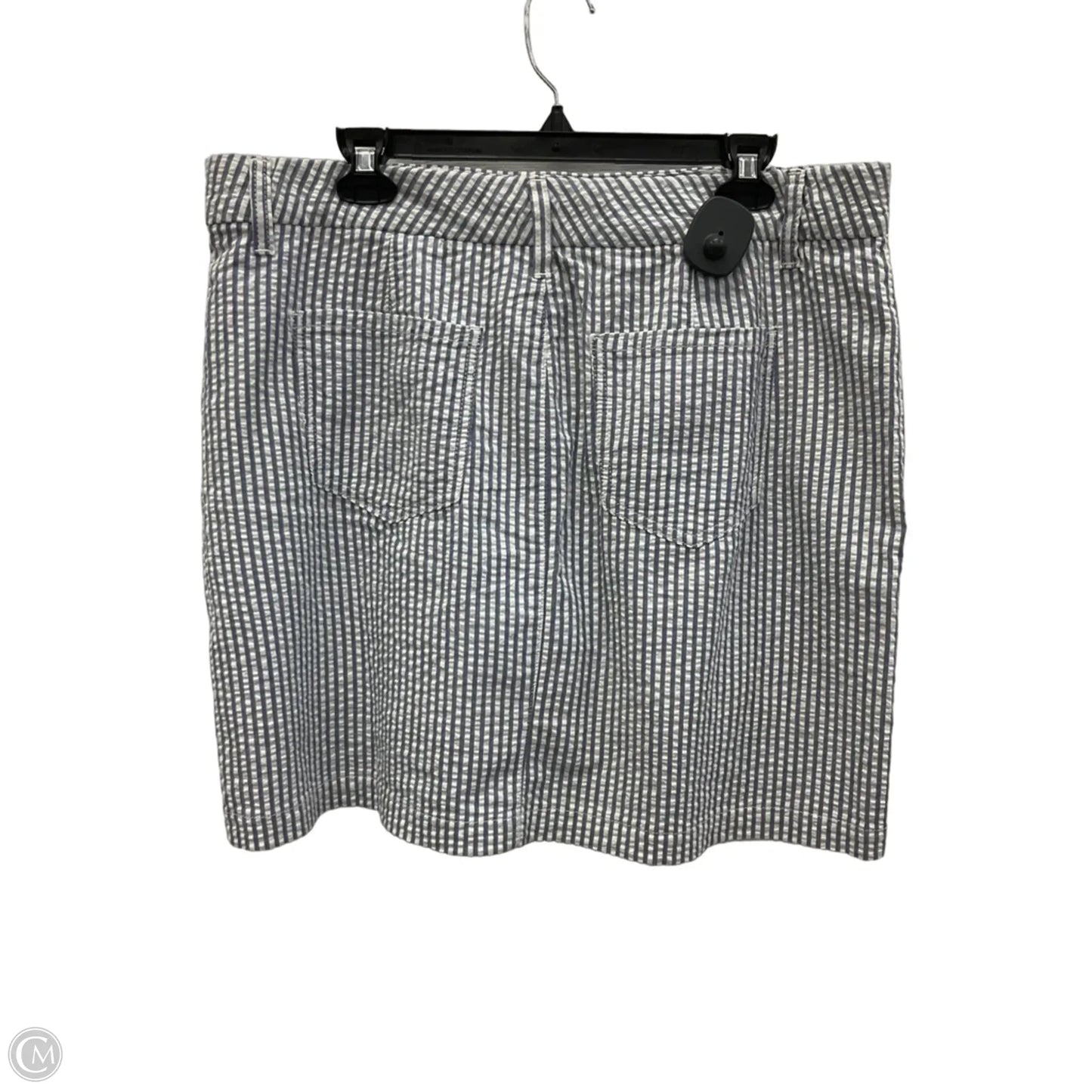 Skort By Croft And Barrow In Blue & White, Size: 16