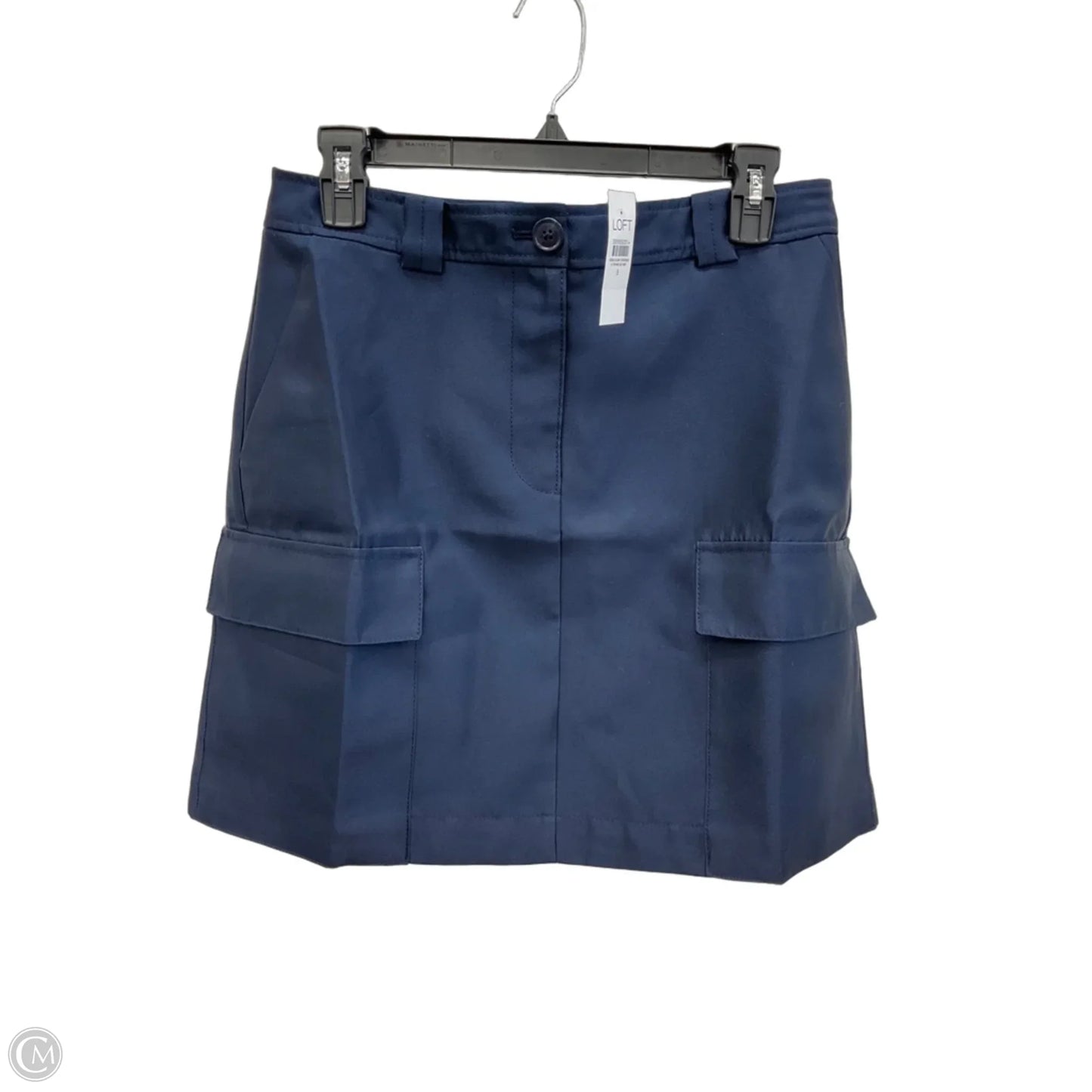 Skirt Midi By Loft In Blue, Size: 8
