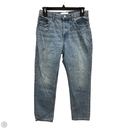 Jeans Straight By Everlane In Blue Denim, Size: 4