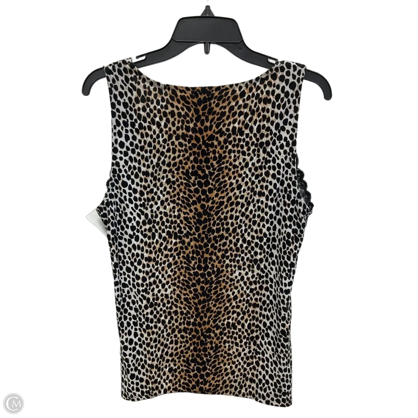 Top Sleeveless By White House Black Market In Animal Print, Size: L