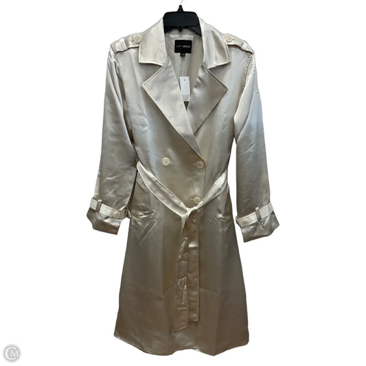 Coat Trench Coat By Loft In Beige, Size: Xs