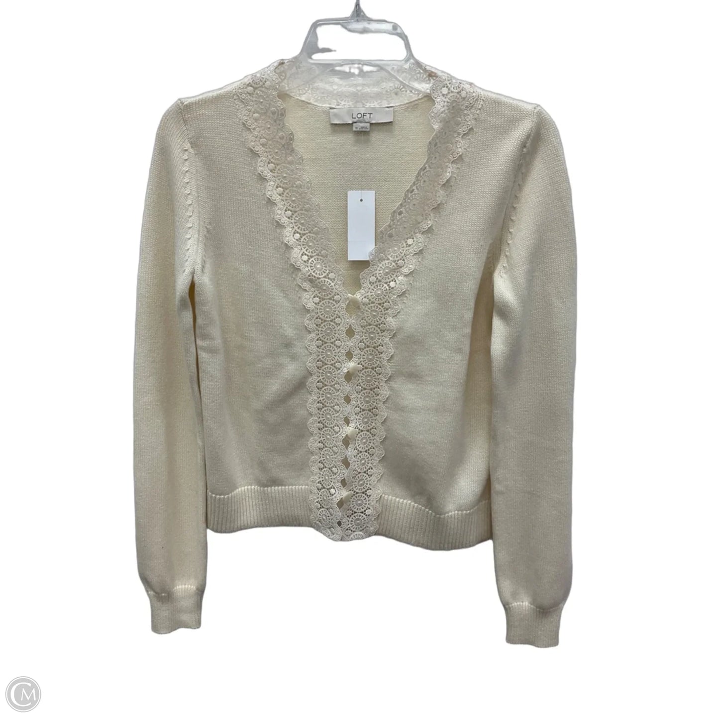Cardigan By Loft In Beige, Size: Xs