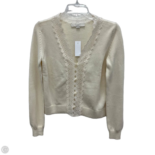 Cardigan By Loft In Beige, Size: Xs