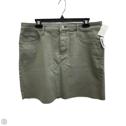 Skirt Midi By Old Navy In Green, Size: 14