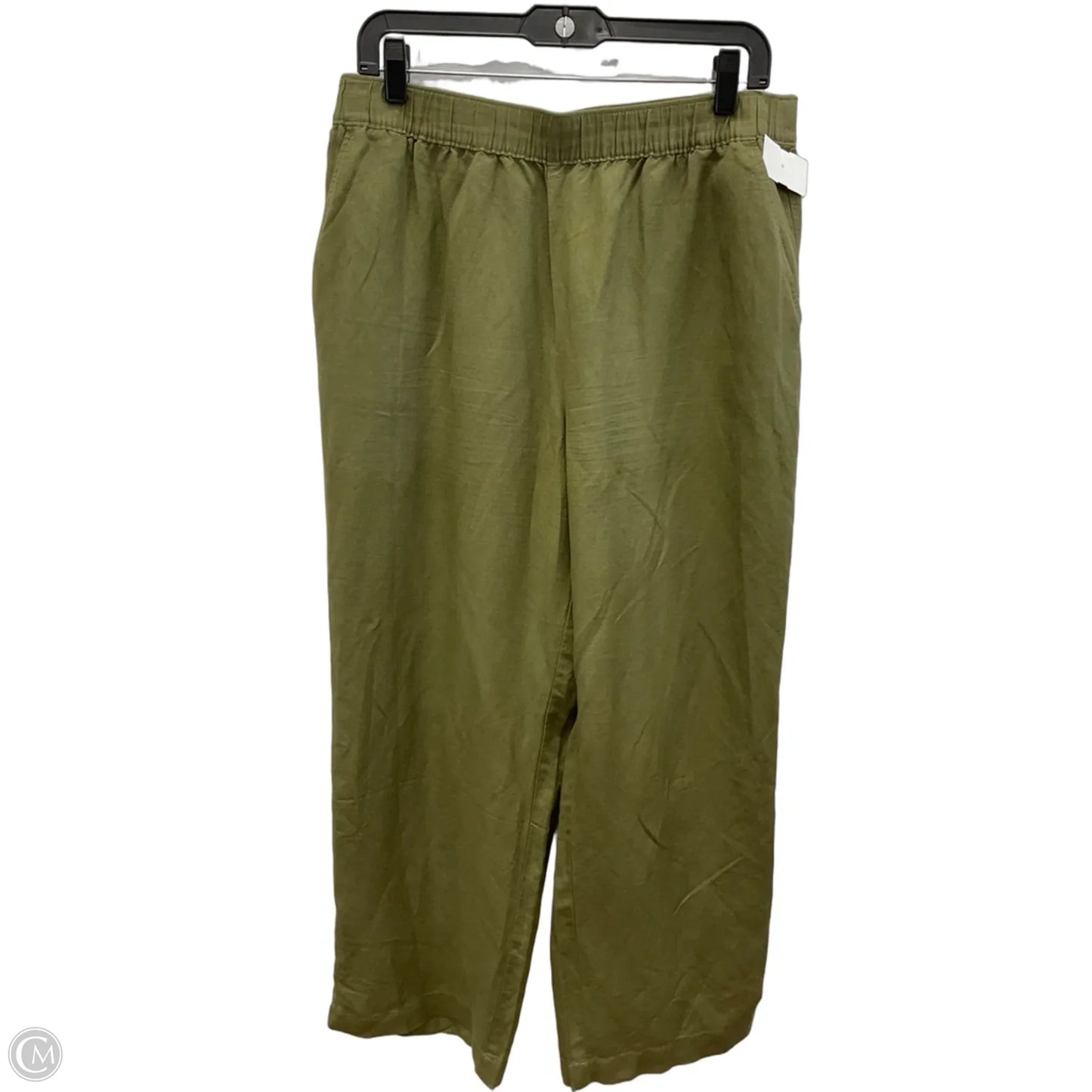 Pants Wide Leg By Loft In Green, Size: Lp