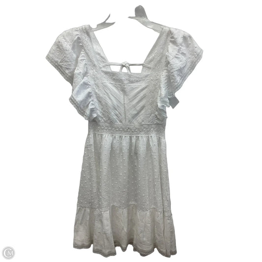 Dress Casual Short By Francesca's In White, Size: Xs