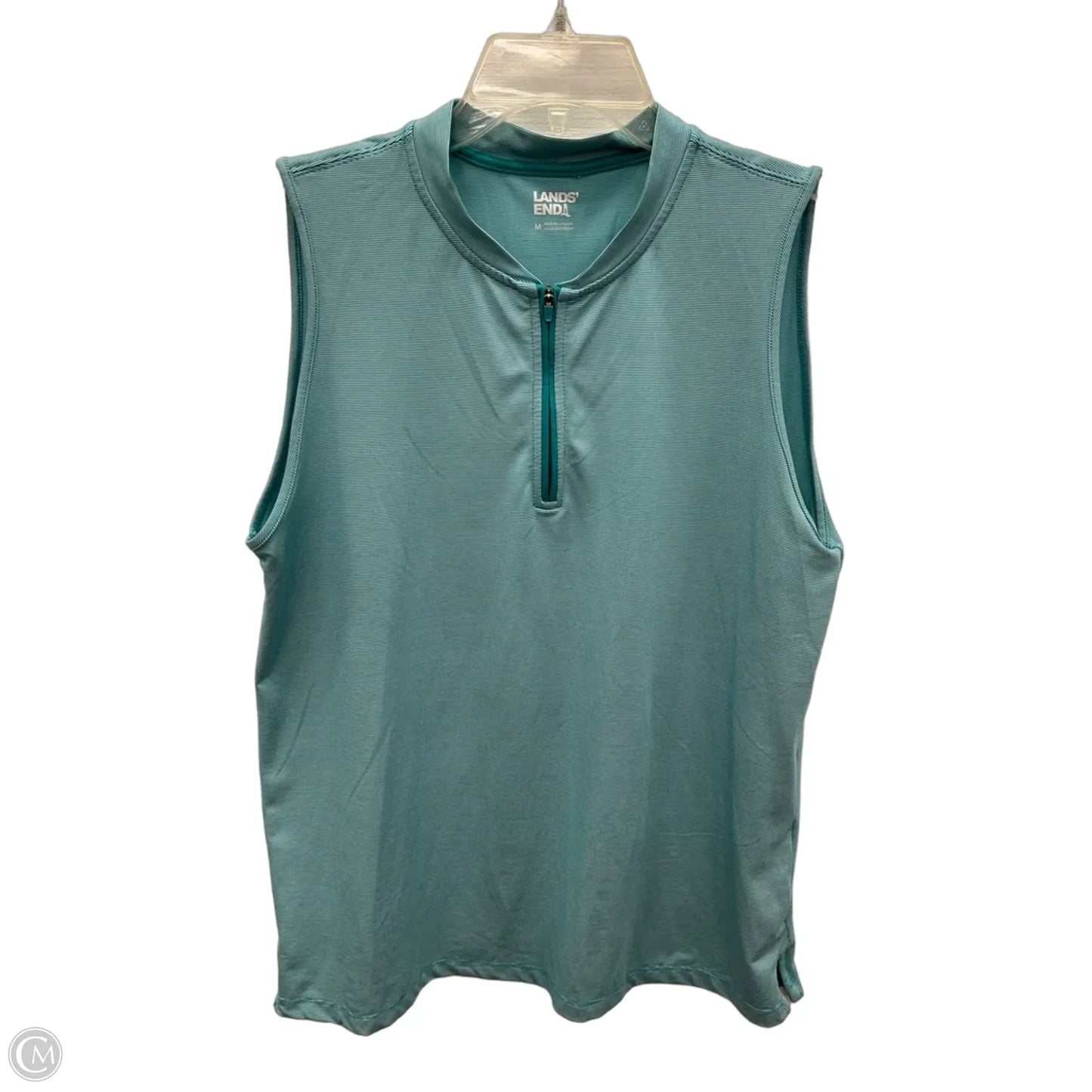 Top Sleeveless By Lands End In Blue, Size: M