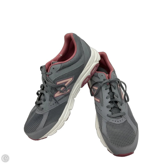 Shoes Athletic By New Balance In Grey & Pink, Size: 12