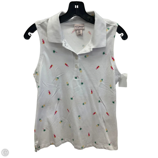 Top Sleeveless By Tommy Bahama In White, Size: M