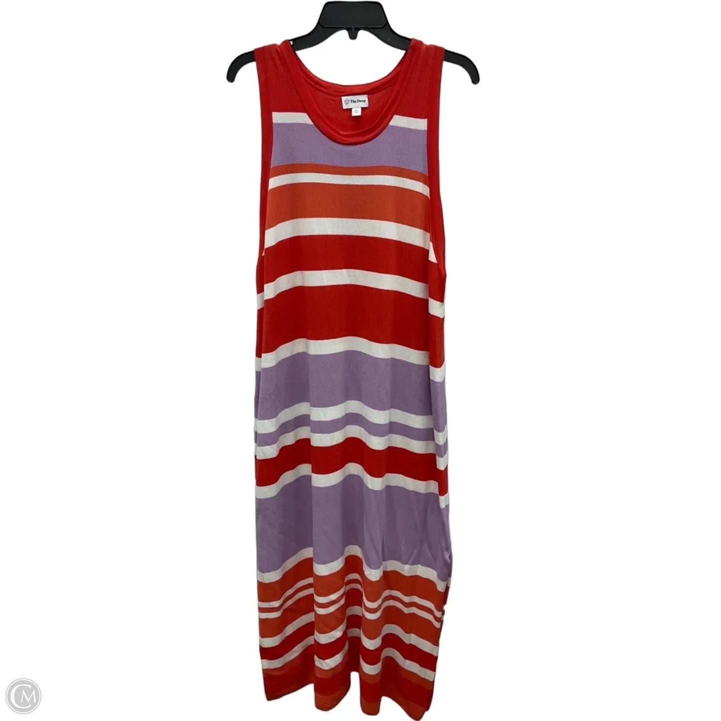 Dress Casual Maxi By The Drop In Purple & Red, Size: Xxl