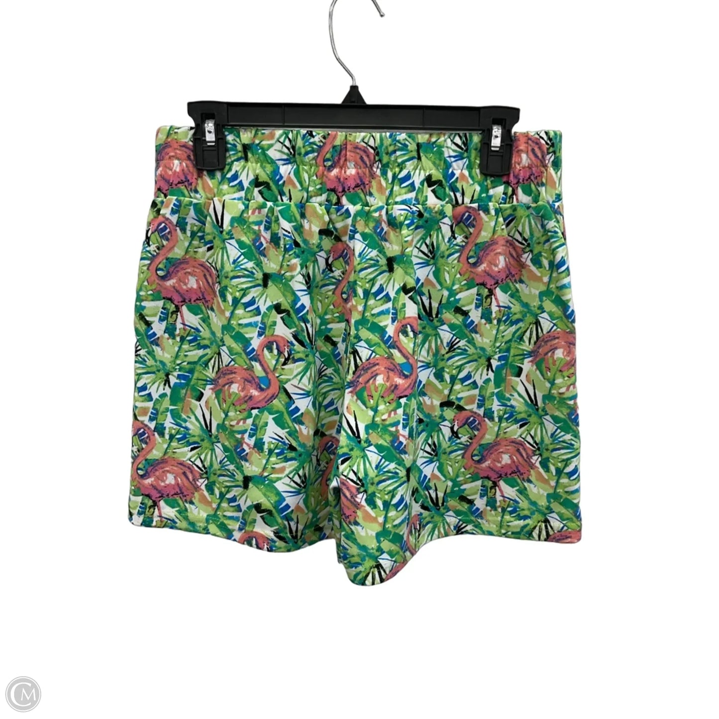 Shorts By Versona In Green & Pink, Size: M