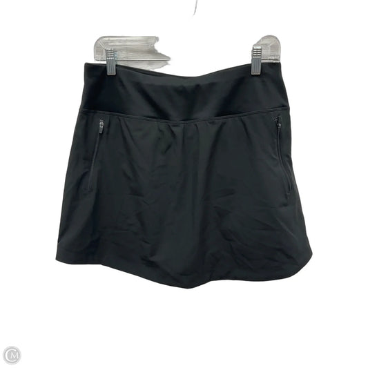 Athletic Skort By Clothes Mentor In Black, Size: L