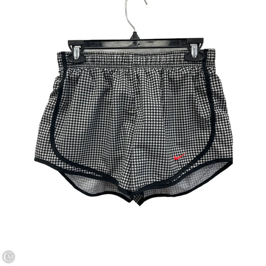 Athletic Shorts By Nike Apparel In Black & White, Size: M