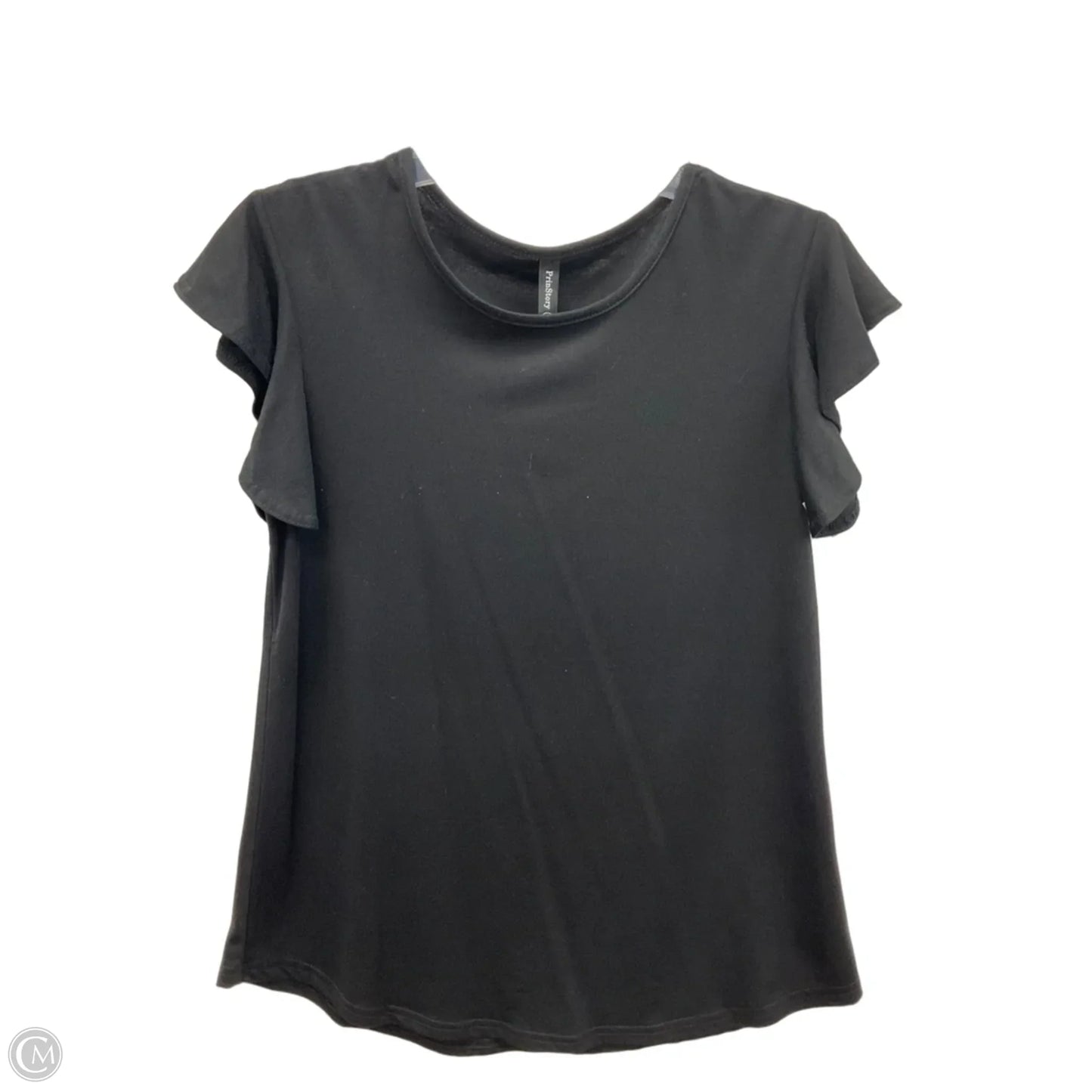 Top Short Sleeve By Cmf In Black, Size: S