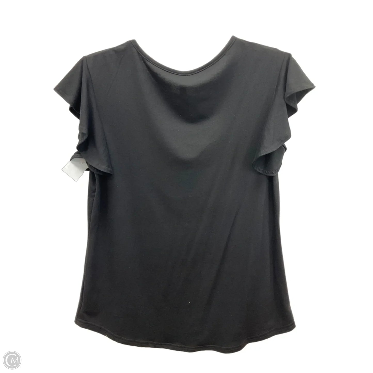 Top Short Sleeve By Cmf In Black, Size: S