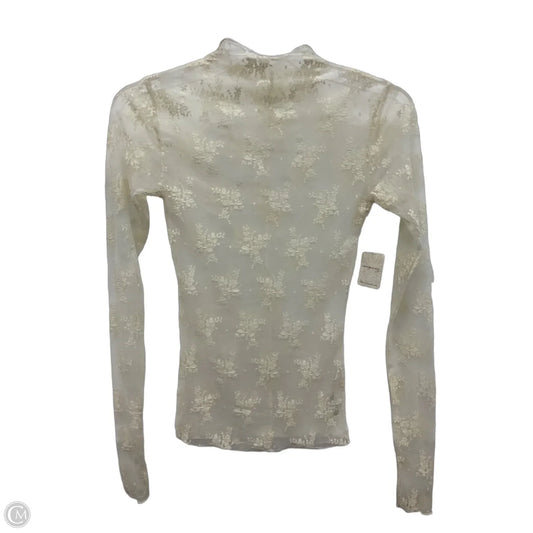 Top Long Sleeve By Free People In Cream, Size: Xs