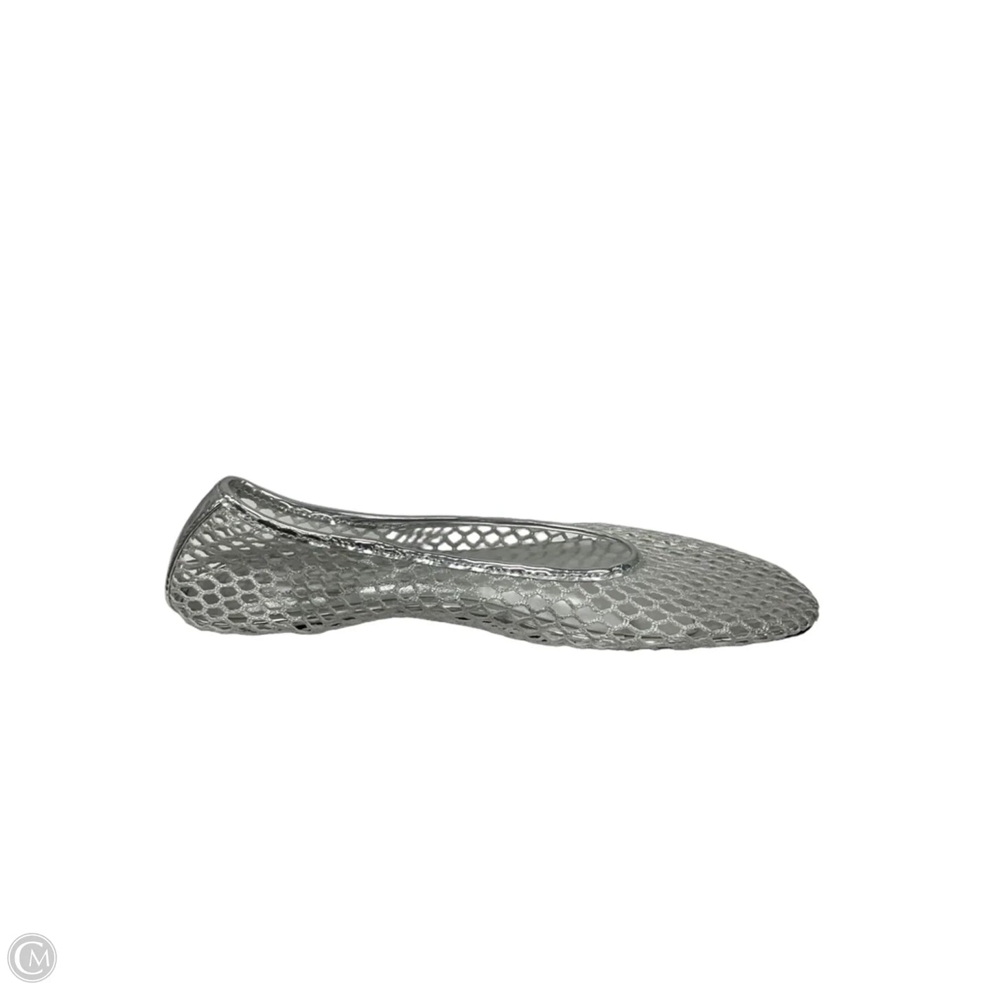 Shoes Flats By Mng In Silver, Size: 8