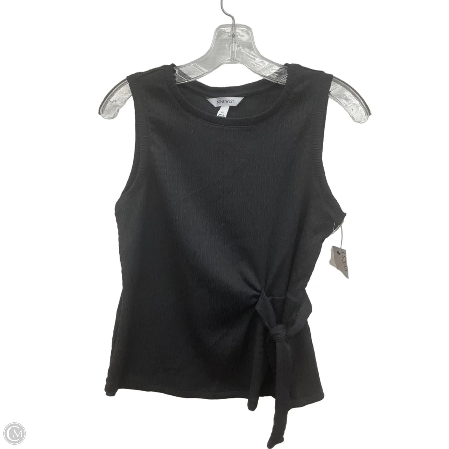 Top Sleeveless By Nine West In Black, Size: Xs