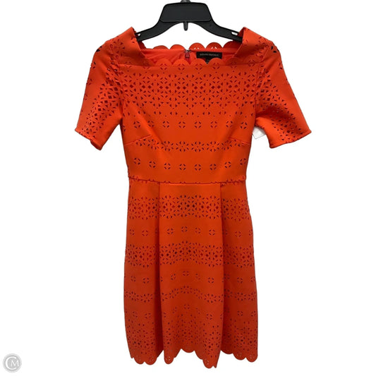 Dress Casual Midi By Banana Republic In Orange, Size: Xxsp