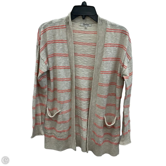 Cardigan By Madewell In Orange & Tan, Size: Xs
