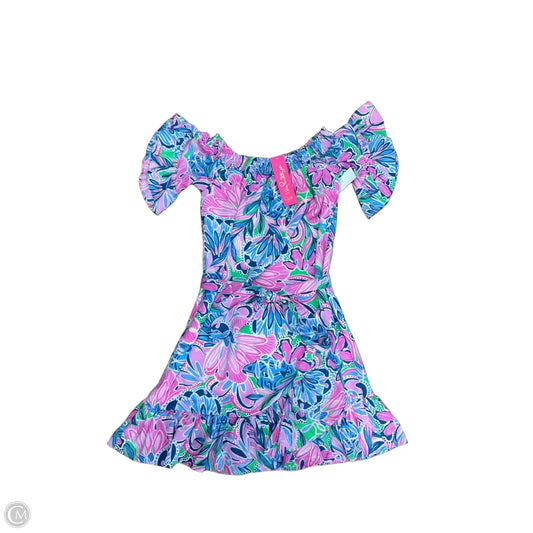 Dress Designer By Lilly Pulitzer In Blue & Purple, Size: Xs
