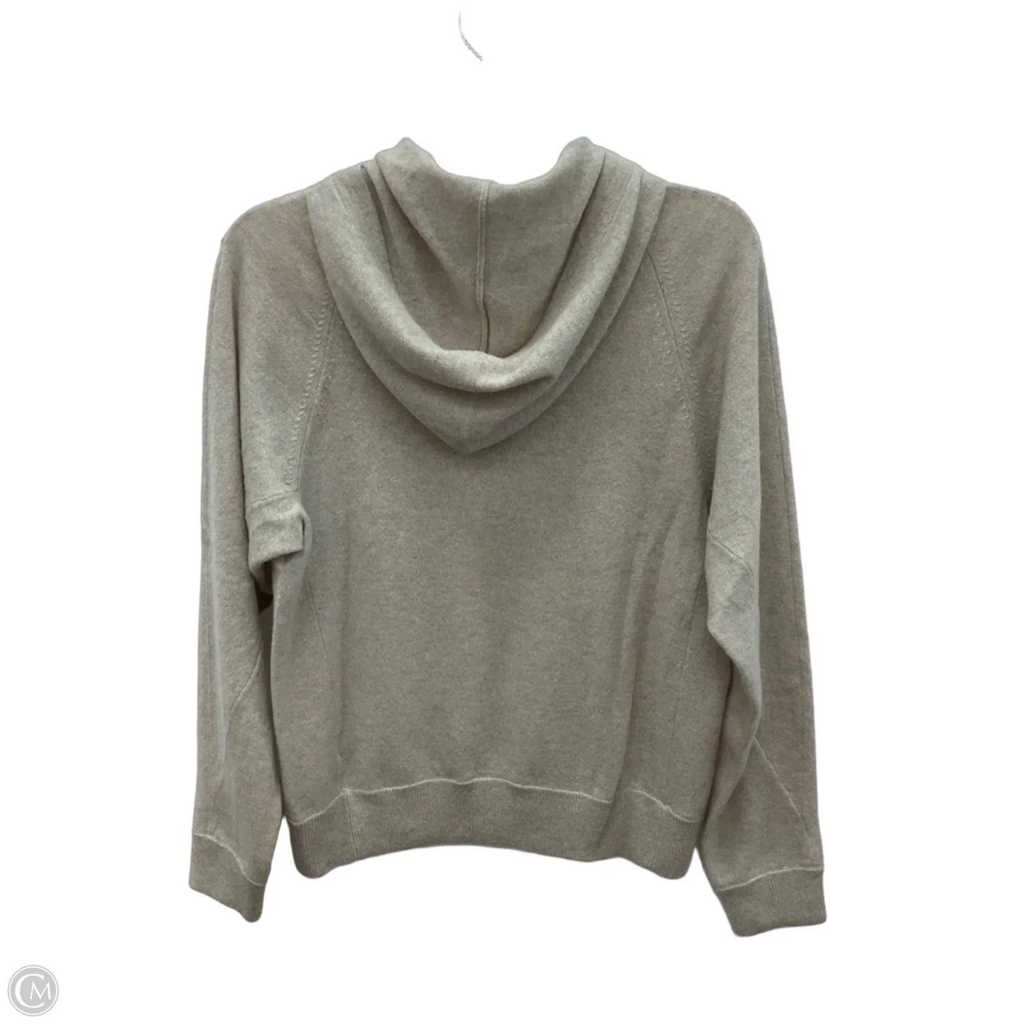 Sweatshirt Hoodie By Vince In Tan, Size: S