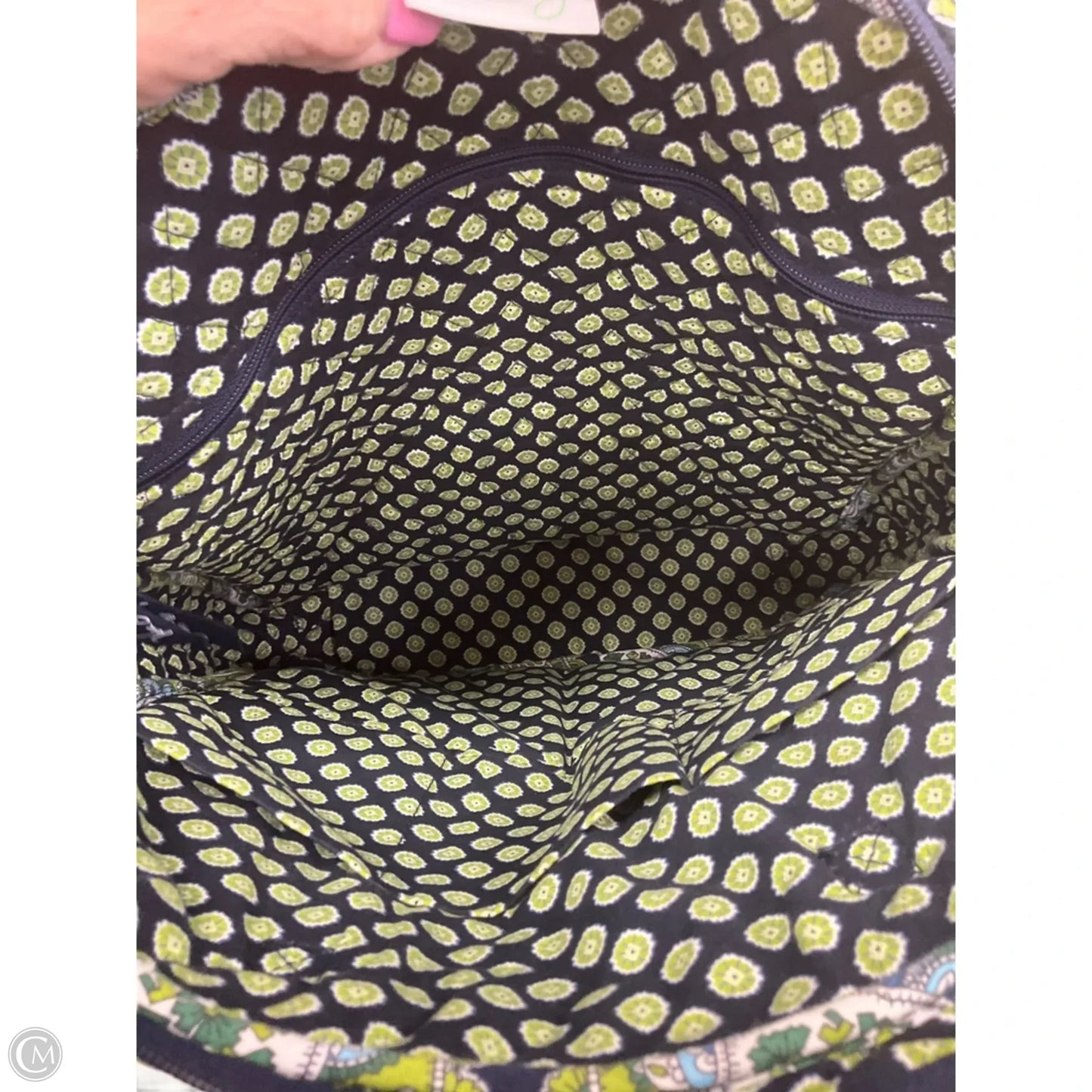 Handbag By Vera Bradley, Size: Large