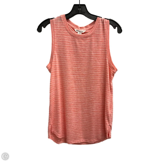 Athletic Tank Top By Athleta In Pink & White, Size: Sp